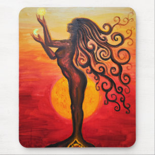 The goddess mouse pad