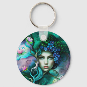 The Goddess of Forest Keychain