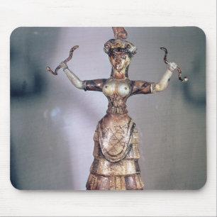 The Goddess of the Serpents Mouse Pad