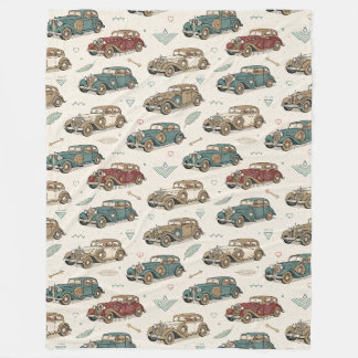 The Godfather Vintage Muscle Cars Fleece Blanket