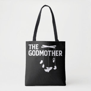 The Godmother of New Baby First Time Mom Tote Bag