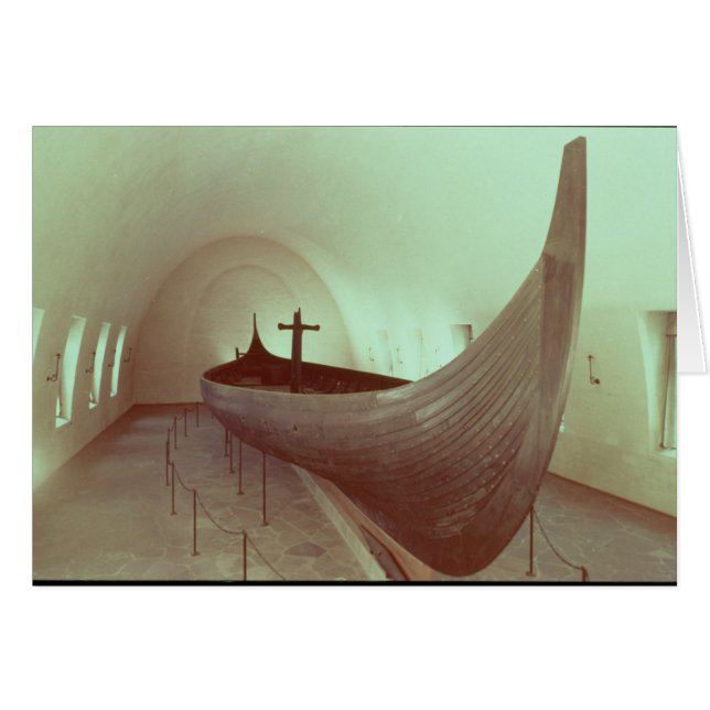 The Gokstad longship (wood) (Front Horizontal)