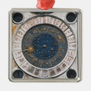 The gold and enamel clock face, design begun by Ma Metal Ornament