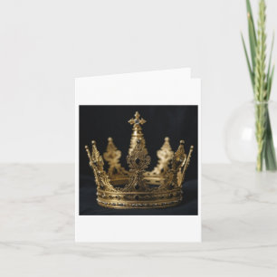 The Gold Crown Sticker  Card