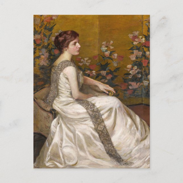 The Gold Screen | Lilla Cabot Perry Postcard (Front)