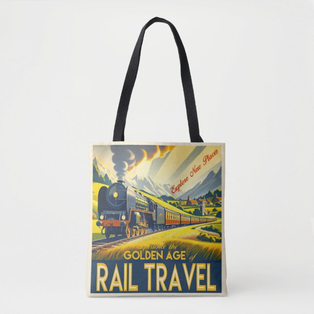 The Golden Age - Bordered Tote Bag (Front)