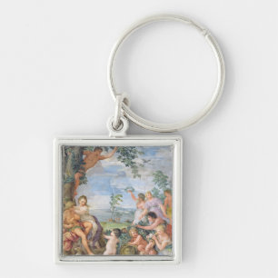 The Golden Age (fresco) Keychain