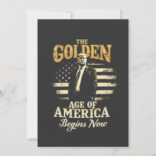 The Golden Age Of America is Begin Now Trump  Save The Date