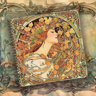 The Golden Age of Grace Art Nouveau Notebook