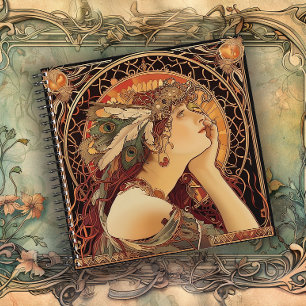 The Golden Age of Grace Art Nouveau Notebook