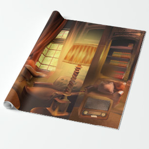 The Golden age of Radio  Wrapping Paper