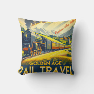 The Golden Age Throw Pillow