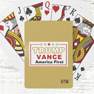 The Golden Age Trump-Vance America First Playing Cards