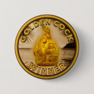 THE GOLDEN BAGAAAK 2 INCH ROUND BUTTON