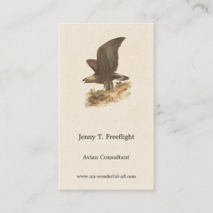 The Golden Eagle	(Aquila chrysaetos) NY Bird Image Business Card