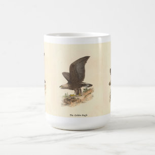 The Golden Eagle	(Aquila chrysaetos) NY Bird Image Coffee Mug