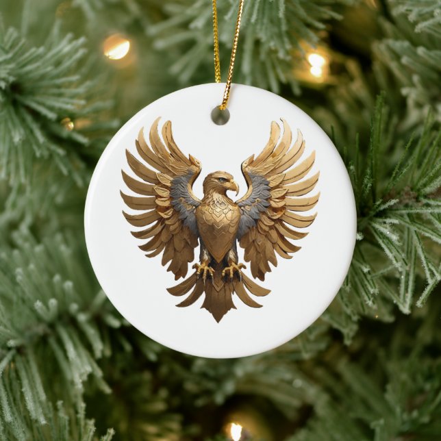 The Golden Eagle Ceramic Ornament (Tree)