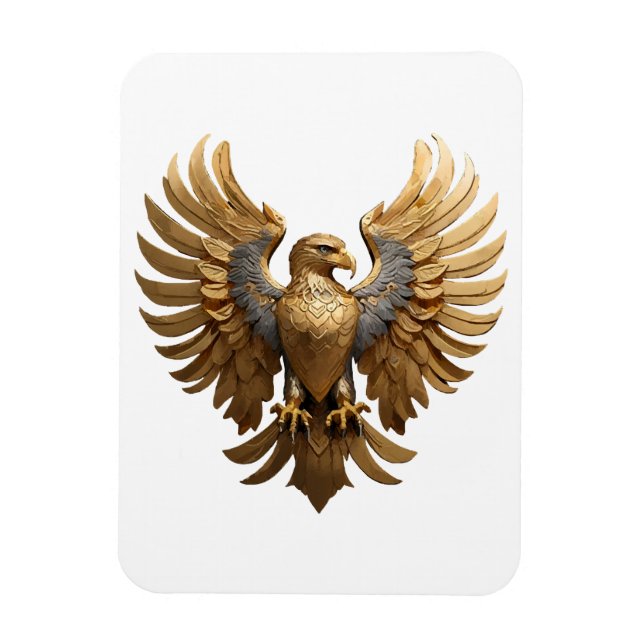 The Golden Eagle Magnet (Vertical)