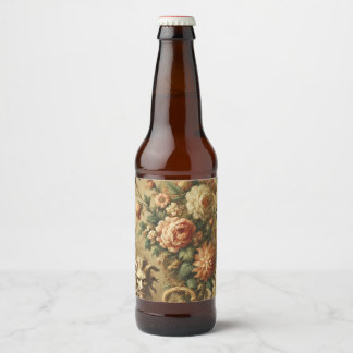 The Golden Fiend – Gothic Floral  Beer Bottle Label