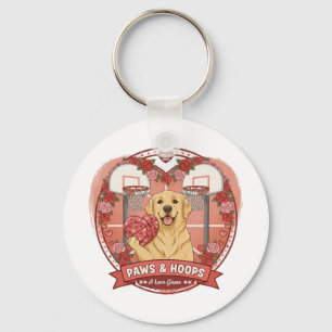 The golden Game of Love Keychain