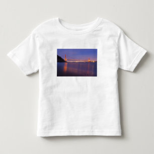 The Golden Gate Bridge at dusk from Kirby Cove Toddler T-shirt
