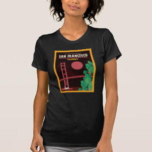 The Golden Gate Bridge at Night T-Shirt