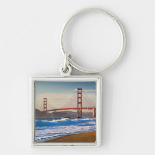 The Golden Gate Bridge From Baker Beach Keychain