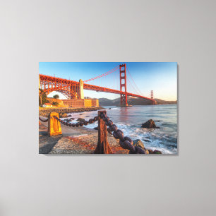 The Golden Gate Bridge From Fort Point Canvas Print