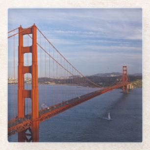 The Golden Gate Bridge from the Marin Glass Coaster