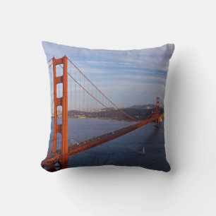 The Golden Gate Bridge from the Marin Throw Pillow