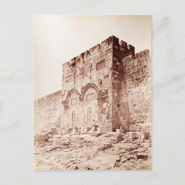 The Golden Gate in Jerusalem, Holy land Postcard (Front)