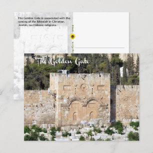 The Golden Gate, Old City of Jerusalem, Israel - Postcard