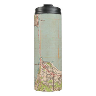 The Golden Gate Topographic Map Thermal Tumbler