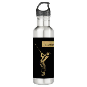 The golden golfer  710 ml water bottle
