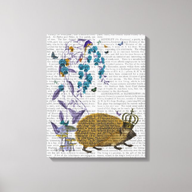 The Golden Hedgehog Canvas Print (Front)