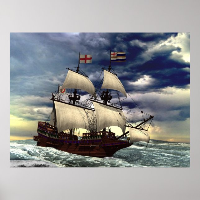 The Golden Hind Poster (Front)