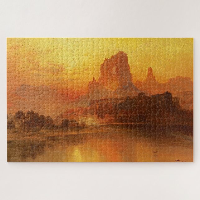 The Golden Hour, Moran, 1875 Jigsaw Puzzle (Horizontal)