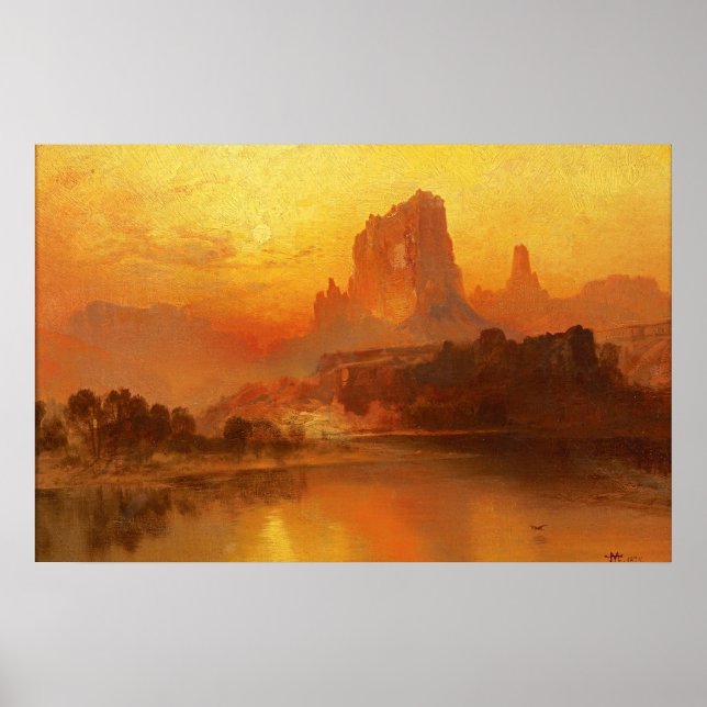 The Golden Hour, Moran, 1875 Poster (Front)