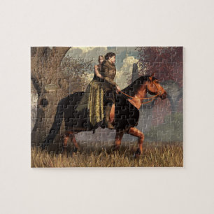 The Golden Knight and His Lady Jigsaw Puzzle