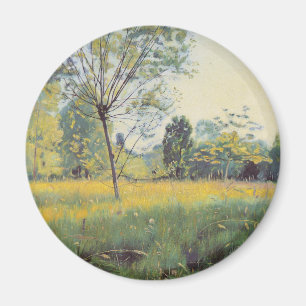 The Golden Meadow (by Ferdinand Hodler) Magnet