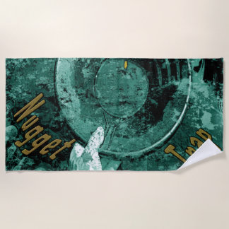 The golden nugget trap  beach towel