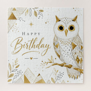 The Golden Owl's Wise Wishes Jigsaw Puzzle