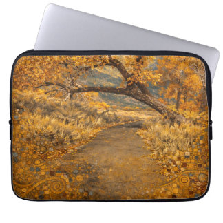The Golden Path Klimt-inspired Laptop Sleeve