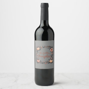 The Golden Pumpkin Wine Label