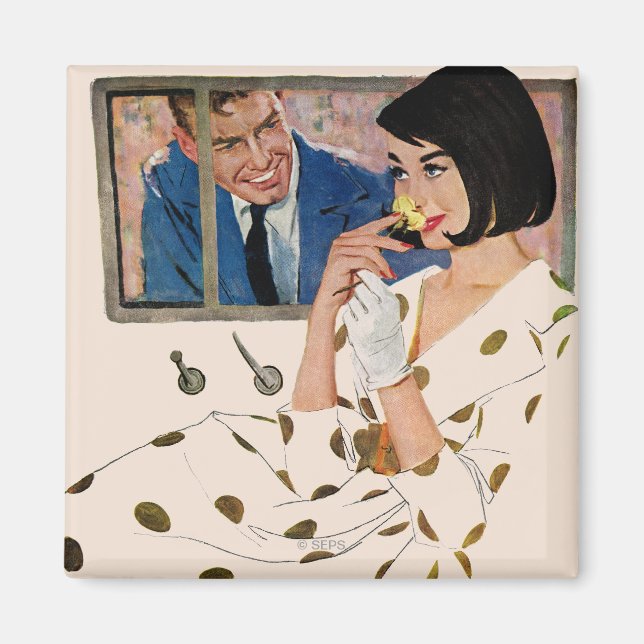 The Golden Rose Magnet (Front)