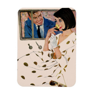 The Golden Rose Magnet