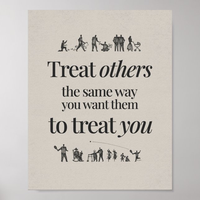 The Golden Rule - Luke 6:31 Wall Art (Front)