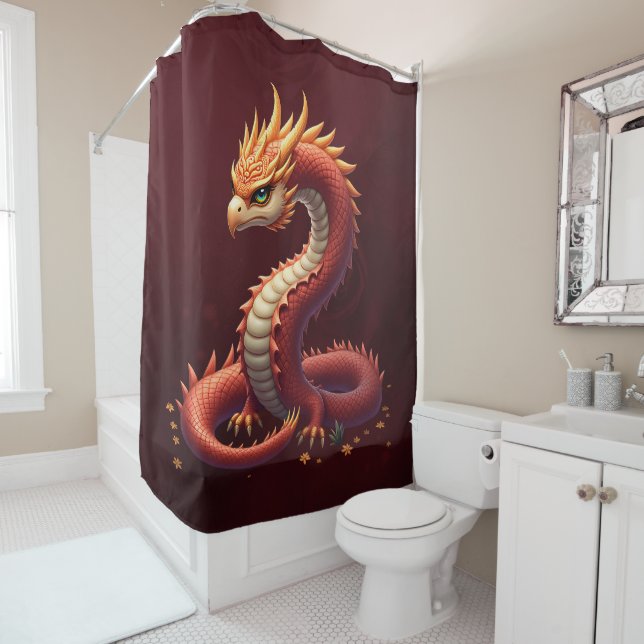 The golden serpent dragon.  (In Situ)