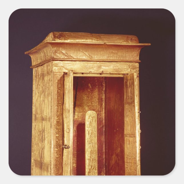 The Golden Shrine of Tutankhamun  New Kingdom Square Sticker (Front)