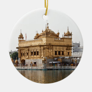 The Golden Temple in Amritsar Ceramic Ornament